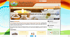 Desktop Screenshot of anythingindian.biz
