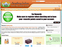 Tablet Screenshot of anythingindian.biz